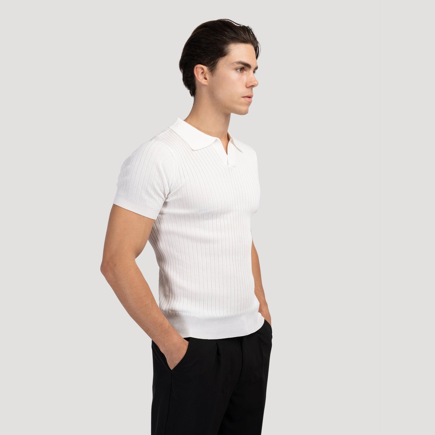 PORTO BLANC | Polo Premium Texturizado | Elegancia Mediterránea